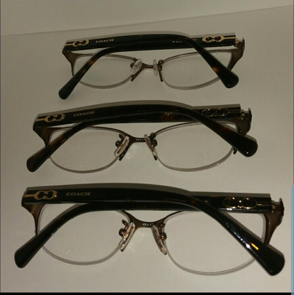 Coach Jackie FRAME ONLY Dark Satin/Dark Tortoise - Picture 7 of 7